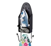Relaxdays Soporte mural para plancha negro