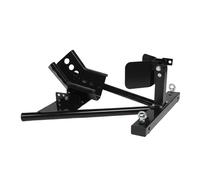 Relaxdays Soporte para rueda delantera de moto negro