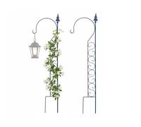 Relaxdays Soporte para trepadoras con gancho negro