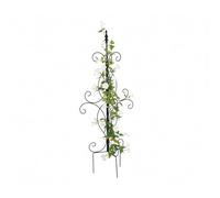 Relaxdays Soporte para trepadoras de Metal, jardín, autoportante, Negro, 116x45x45 cm