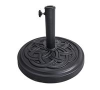 Relaxdays Soporte sombrilla 12 kg negro