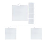 Relaxdays Suelo Goma, 60x60cm, 16 Esterilla Fitness con Borde, Goma EVA, 3m², Gimnasio, Alfombra Puzle, Protector, Blanco