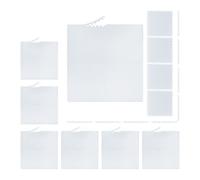 Relaxdays Suelo Goma, 60x60cm, 32 Esterillas Fitness con Borde, Goma EVA, 3m², Gimnasio, Alfombra Puzle, Protector, Blanco