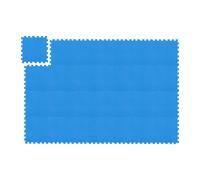 Relaxdays Suelo goma EVA 120 piezas azul
