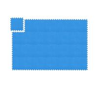 Relaxdays Suelo Goma EVA, Alfombra Puzzle, Esterilla Fitness, Tatami Gimnasio, Set de 24 Piezas, 2,1 m², 30x30 cm, Azul
