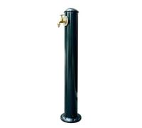 Relaxdays Surtidor de agua para jardín, estilo antiguo, con grifo, verde