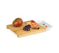 Tabla de cortar cocina, Bandeja extraíble bambú, Tabla cortar, Tabla cocina