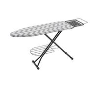 Relaxdays Tabla de planchar 110x33 cm blanco,negro,gris