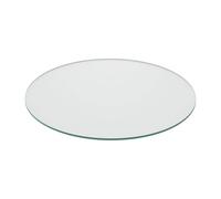 Relaxdays Tablero de vidrio templado 8 mm transparente