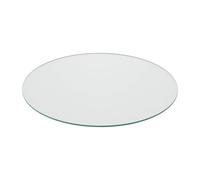 Relaxdays Tablero de vidrio templado 8 mm transparente