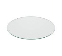 Relaxdays Tablero de vidrio templado 8 mm transparente
