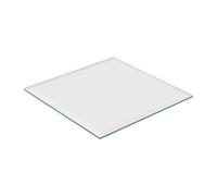 Relaxdays Tablero de vidrio templado 8 mm transparente