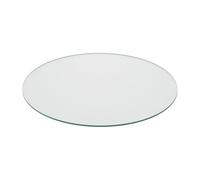 Relaxdays Tablero de vidrio templado 8 mm transparente