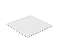 Relaxdays Tablero de vidrio templado 8 mm transparente