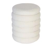 Relaxdays Taburete con almacenaje de bou lanco