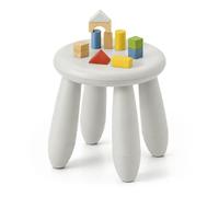 Relaxdays Taburete Infantil, plástico, Blanco
