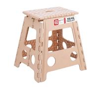 Relaxdays Taburete Plegable y Portátil para Baño, hasta 150 kg, 39x39x32 cm, Color a Elegir