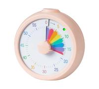 Relaxdays Temporizador Visual silencioso para niños, Alarma Visual, Rosa