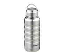 Relaxdays Termo para Café Acero Inoxidable, Botella Térmica Hermética, 400ml, Bebidas Calientes y Frías, Plateada