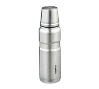 Relaxdays Termo para café de 500 ml con vaso negro,plata