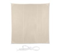 Relaxdays Toldo de vela cuadrado en beige beige