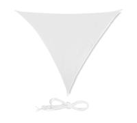 Relaxdays Toldo de vela triangular en blanco blanco