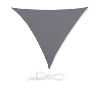 Relaxdays Toldo de vela triangular en gris gris