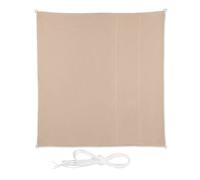 Relaxdays Toldo vela forma cuadrada en color beige beige