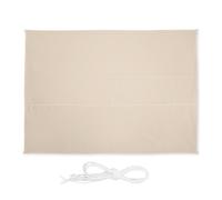 Relaxdays Toldo vela rectangular beige beige