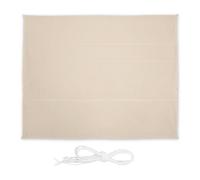 Relaxdays Toldo vela rectangular beige beige