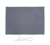 Relaxdays Toldo vela rectangular gris gris