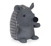 Relaxdays Tope de puerta erizo gris gris