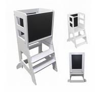 Relaxdays Torre de aprendizaje con pizarra blanco