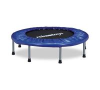 Relaxdays Trampolín interior Ø 95 cm azul,negro