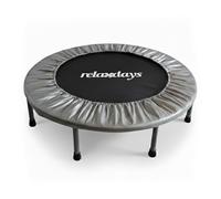 Relaxdays Trampolín interior Ø 95 cm negro,gris
