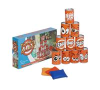 Relaxdays Tumba latas para niños blanco,rojo,negro