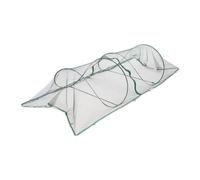 Relaxdays Túnel Cultivo, 2,5 m, Protector Huerto Malla, Horizontal, Red para Hortalizas, Montaje Pop Up, Plegable, Verde