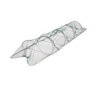 Relaxdays Túnel Cultivo, 4,5 m, Protector Huerto Malla, Anti Insectos, Red Hortalizas, Montaje Pop Up, Plegable, Verde, 60% Plástico