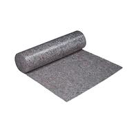 relaxdays Vellón de Pintor, Cubre Suelos, 1 m x 50 m = 50m², Antideslizante, Impermeable, 220g/m², Gris, Tela no Tejida