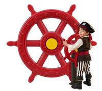 Relaxdays: Volante, Accesorio móvil para Torre de Juegos, Ø 54 cm, Rojo