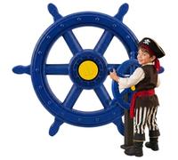 Relaxdays: Volante, Accesorio móvil para Torre de Juegos, Ø 54 cm, Azul