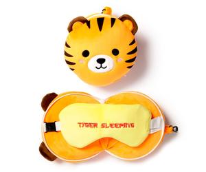 Relaxeazzz Adoramals Tiger Da Viaggio Cuscino Eye Mask Puckator
