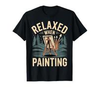 Relaxed When Painting Terapia pacífica del Artista |- Camiseta