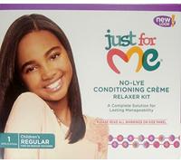 Soft & Beautiful Just For Me. No lye Condit. Crema Relaxer Regular Kids