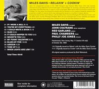 Miles Davis - Relaxin' + Cookin' (Exclusive Cover Photo By Jean-Pierre Leloir).