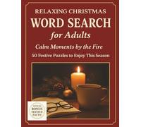 Relaxing Christmas Word Search for Adults: Calm Moments by the Fire (Sandscrawl Word Search Adventures)