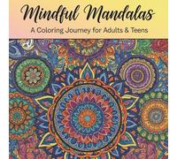 Relaxing coloring book for adults teens mandalas