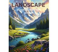 Relaxing Landscape Coloring Book for Adults