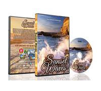 Relaxing Ocean DVD - Sunset Waves with Dolby Surround Sea Sounds or Soothing Piano Music