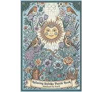 Relaxing Sudoku Puzzle Book: Medium to Hard| Sudoku Puzzle| 6x9 inches, 105 pages| 100+ puzzles| Instructions included| Solutions included